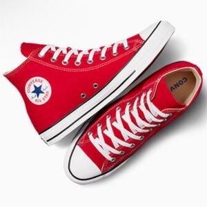 Converse Chuck Taylor Y2K All Star Red White High Top Lace Up Sneakers Men’s 8.5